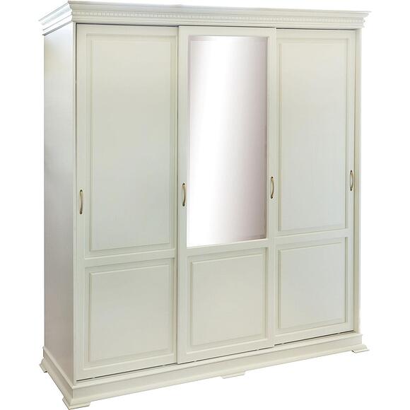 Шкаф-купе 3д «Верди Классик» П3.0487.1.38, Основной материал: массив дуба, Цвет: Слоновая кость (8C3A0092-1.jpg) Шкаф-купе 3д «Верди Классик» П3.0487.1.38