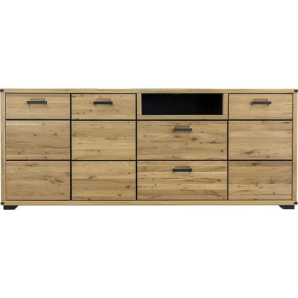 Тумба «Генуа» П3.586.0.21, Основной материал: массив дуба, Цвет: Дуб натуральный+Дуб Онтарио (8C3A3829-kopiya.jpg) Тумба «Генуа» П3.586.0.21