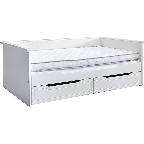 Кровать «Линель» П6.934.5.01, Основной материал: ЛДСП, Цвет: Молоко+белый , Спальное место: 2000х1800 мм, Размер: 2114×1007×763 (8C3A4994-kopiya-1.jpg) Кровать «Линель» П6.934.5.01