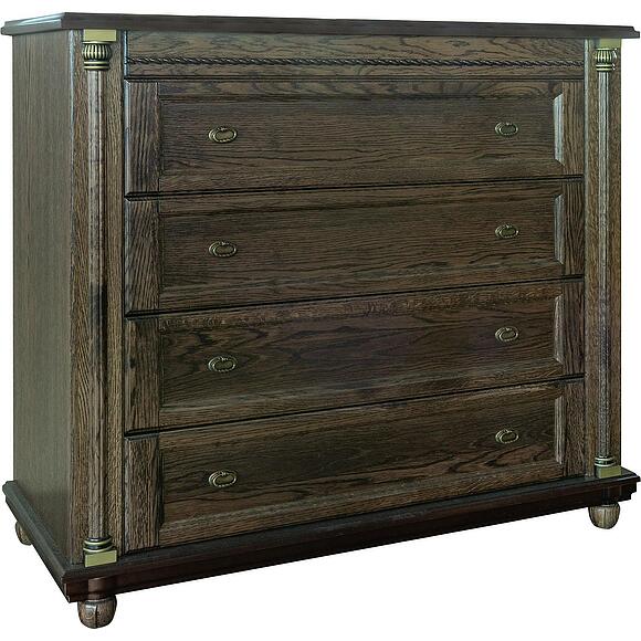 Комод «Валенсия Д Классик» П3.0591.1.13, Основной материал: массив дуба, Цвет: Табак (8C3A8512-kopiya-1.jpg) Комод «Валенсия Д Классик» П3.0591.1.13