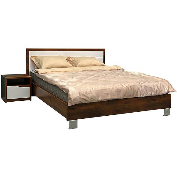 krovat dvojnaya monako s metal oporami