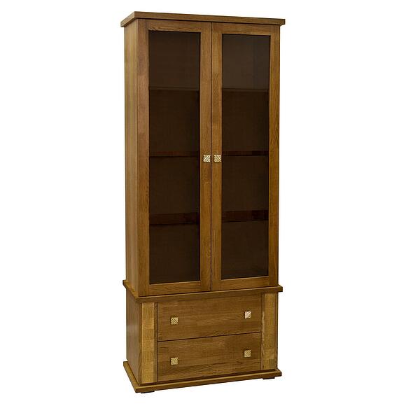 Шкаф с витриной «Тунис» П6.343.0.22 (П343.22Ш)