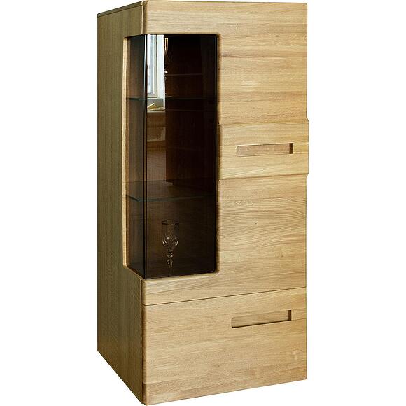Шкаф с витриной «Хедмарк» БМ2.761.0.78-01, Основной материал: массив дуба, Цвет: Дуб натуральный (IMG_5097.jpg) Шкаф с витриной «Хедмарк» БМ2.761.0.78-01