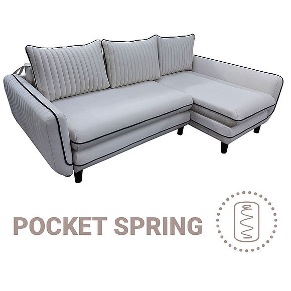 Угловой диван «Кант люкс» (2МL/R.6R/L)