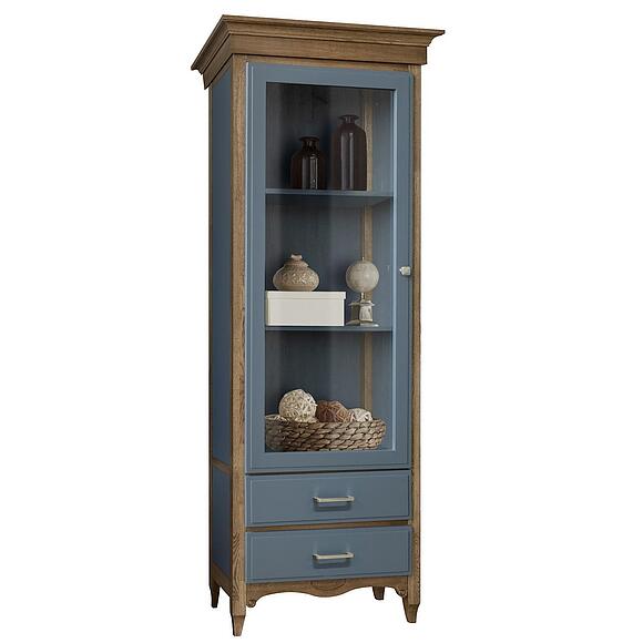 Шкаф с витриной «Кармен Прованс» П3.0581.0.06