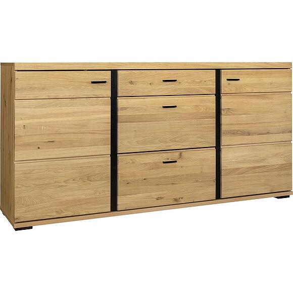 Комод «Сонос Сити» П8.0572.0.20, Основной материал: массив дуба, Цвет: Дуб натуральный (Komod_Sonos_P572-20_dyb_natyralnii-chernii-1.jpg) Комод «Сонос Сити» П8.0572.0.20