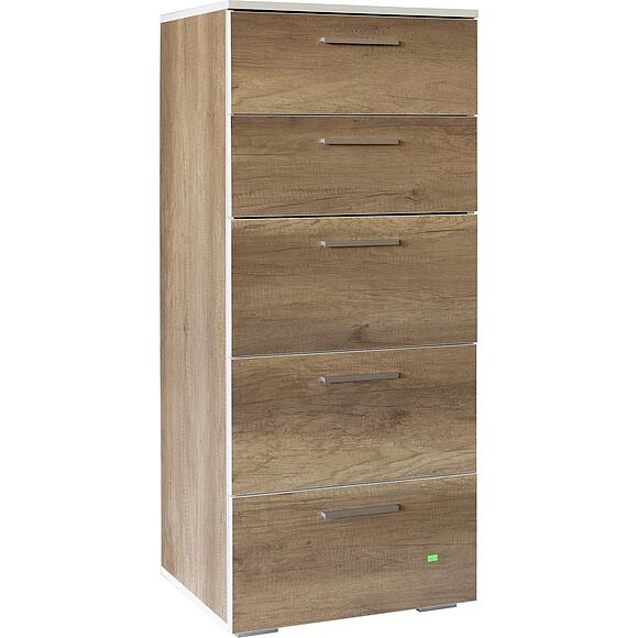 Комод «Юнона Лайт» П3.0582.1.21, Цвет: Дуб бордо лайт+Дуб каньон (Komod_Unona_P3-582-1-21_dub_kanion-dub_bardo_lait-1.jpg) Комод «Юнона Лайт» П3.0582.1.21