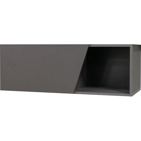 Шкаф навесной «Норидж» П6.633.0.15 (П633.15), Основной материал: ЛДСП, Цвет: Вольфрам (Noridj_P633-15_volfram.jpg) Шкаф навесной «Норидж» П6.633.0.15 (П633.15)