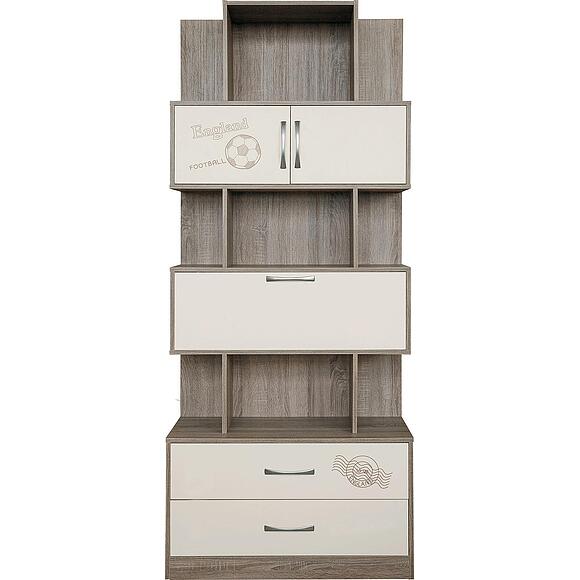 Шкаф комбинированный «Бритиш Бум» П3.0551.1.03, Основной материал: ЛДСП (P551-035dd3e4c3e2bd3-1.jpg) Шкаф комбинированный «Бритиш Бум» П3.0551.1.03