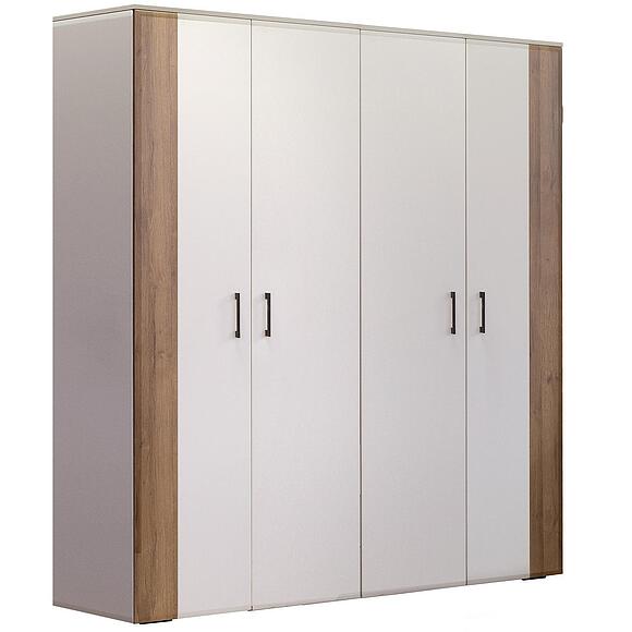 Шкаф для одежды 4д «Ариста» П3.593.1.31, Цвет: Беж Нубук + Дуб Артизан Трюфель (Shkaf_Arista_3D_P3-593-1-31_bezhnubuk-dub_artizan_trufelnii.jpg) Шкаф для одежды 4д «Ариста» П3.593.1.31