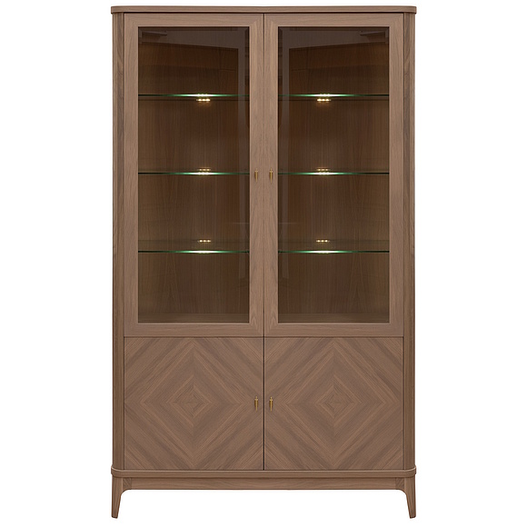 Шкаф-витрина 2д «Армани» П1.135.0.21