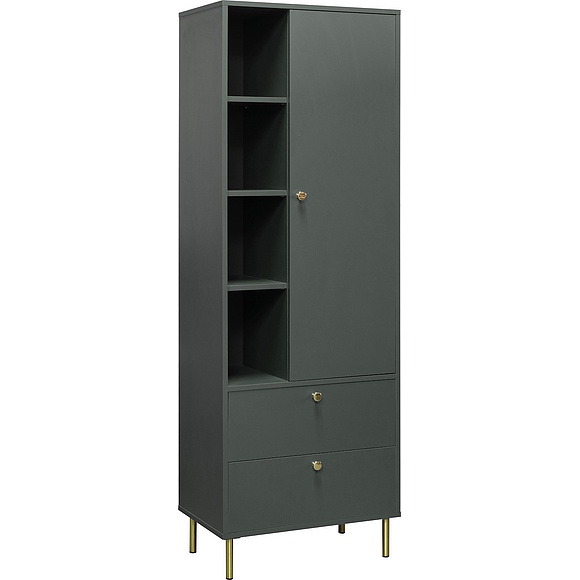 Шкаф «Скай» П6.112.0.01, Основной материал: ЛДСП, Цвет: Базальт (Shkaf_Skai_P6-112-0-01_bazalt.jpg) Шкаф «Скай» П6.112.0.01