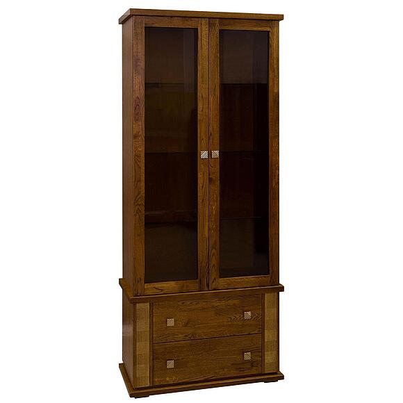 Шкаф с витриной «Тунис» П6.343.0.22 (П343.22Ш)