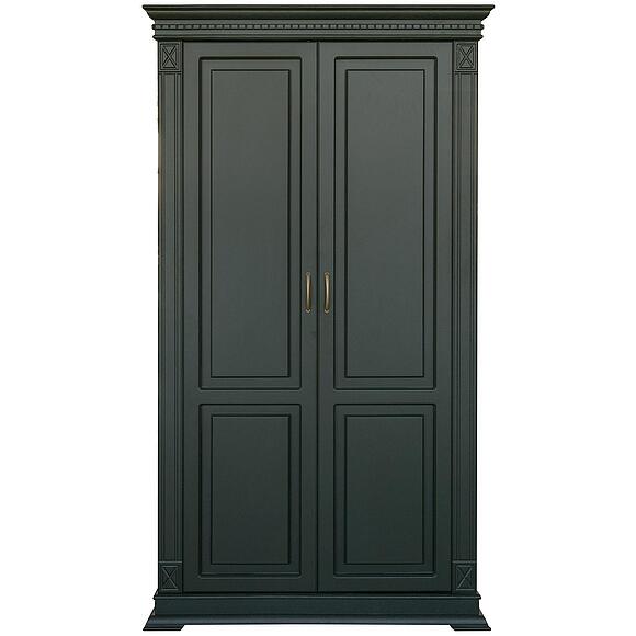 Шкаф для одежды 2д «Верди Классик» П1.0487.0.37, Основной материал: массив дуба, Цвет: Грин (Shkaf_Verdi_Luks_2-4_P487-37-1.jpg) Шкаф для одежды 2д «Верди Классик» П1.0487.0.37