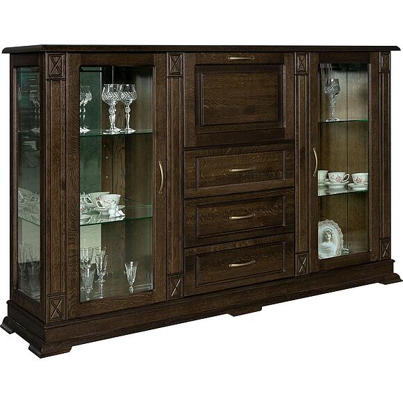 Тумба «Верди Классик» П1.0487.0.13, Цвет: Венге (Shkaf_kombinirovannii_Verdi_Luks_3-3z_P487-13z_venge-1.jpg) Тумба «Верди Классик» П1.0487.0.13