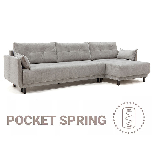 Угловой диван «Смэш» (3mL/R6mR/L)