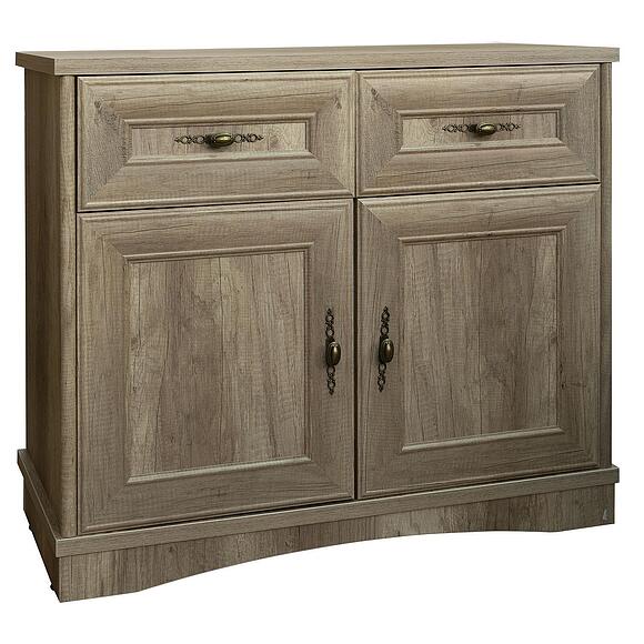 Тумба 2д «Турин» П7.036.0.23 (П036.23), Основной материал: ЛДСП+МДФ, Цвет: Дуб Каньон (Tumba_A2_Turin_P036-23_dub_kanion_1.jpg) Тумба 2д «Турин» П7.036.0.23 (П036.23)