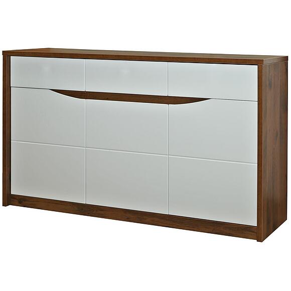 Тумба «Монако» П6.528.0.03, Основной материал: МДФ+ПВХ, Цвет: Дуб Саттер+Белый глянец (Tumba_Monaco_P510-03_bp_-1.jpg) Тумба «Монако» П6.528.0.03