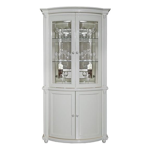 Шкаф комбинированный 2д «Валенсия Классик» П3.0589.0.02, Основной материал: массив березы, Цвет: Античная темпера (Valensiya_2z_p-244-15_shkaf_s_vetrinoi_-2.jpg) Шкаф комбинированный 2д «Валенсия Классик» П3.0589.0.02