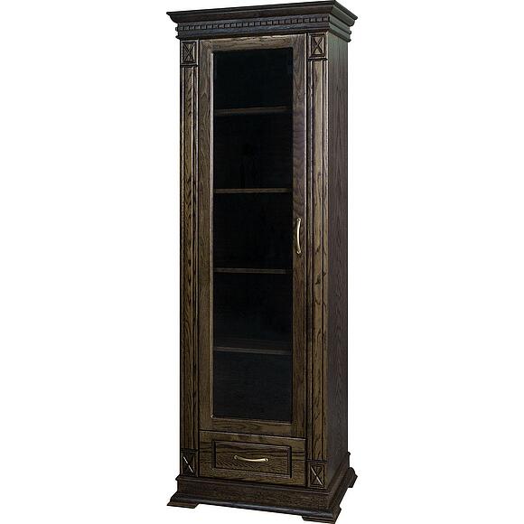 Шкаф «Верди Классик» П1.0487.0.26-01, Основной материал: массив дуба, Цвет: Венге (Verdi_1-1_P487-26_venge-3.jpg) Шкаф «Верди Классик» П1.0487.0.26-01