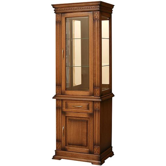 Шкаф комбинированный «Верди Классик» П1.0487.0.34, Основной материал: массив дуба, Цвет: Черешня (chereshnya5d258c6825969-1.jpg) Шкаф комбинированный «Верди Классик» П1.0487.0.34