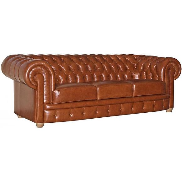 3-х местный диван «Честерфилд» (32), Основной материал: натуральная кожа, Группа ткани: 150 группа (chesterfild_3239_150gr_32.jpg) 3-х местный диван «Честерфилд» (32)