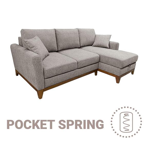 Угловой диван «Вива» (2ML/R8MR/L)