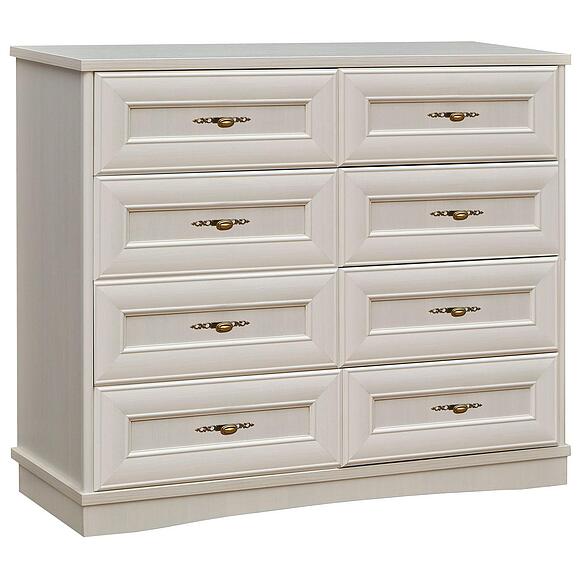 Комод «Турин» П7.036.1.31 (П036.31), Основной материал: ЛДСП+МДФ, Цвет: Сосна карелия (komod_turin_p036_31_white.jpg) Комод «Турин» П7.036.1.31 (П036.31)