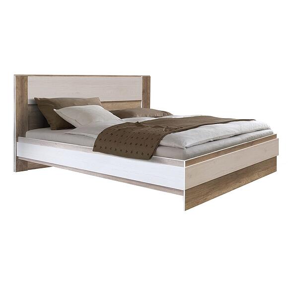 Кровать 2-16 «Юнона Лайт» П3.0582.1.61, Основной материал: ЛДСП, Цвет: Дуб бордо лайт+Дуб каньон, Спальное место: 2000х1600 мм, Размер: 2074×1706×889 (krovat_2-16_unona_p3-582-1-61p582-07-1-1.jpg) Кровать 2-16 «Юнона Лайт» П3.0582.1.61