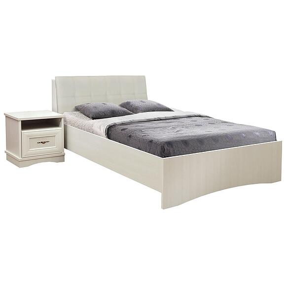 Кровать 1-12 «Турин» П7.036.1.04 (П036.124М), Основной материал: ЛДСП+МДФ, Цвет: Сосна карелия, Спальное место: 2000x1200 мм, Размер: 2211×1278×898 (krovat_odinar_turin_p036_124m_sosna_kareliya.jpg) Кровать 1-12 «Турин» П7.036.1.04 (П036.124М)