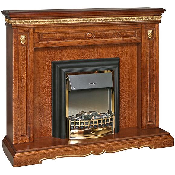 Портал для камина «Милана 17с» П4.265.0.17(265.17с), Цвет: Черешня с золочением (podstavka_dekor_milana_17_p265_17_chereshnya_zoloto.jpg) Портал для камина «Милана 17с» П4.265.0.17(265.17с)