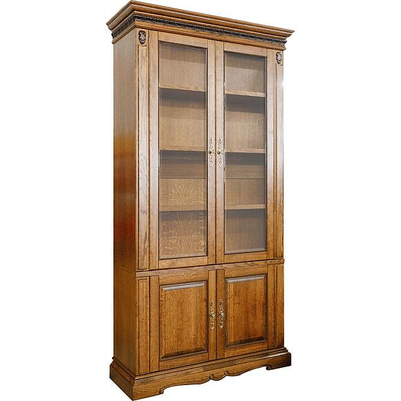 Шкаф комбинированный «Милана 2Д» П4.265.2.10(396.10), Основной материал: массив дуба, Цвет: Черешня (shkaf_kombinir_milana_2d_p_396_10_chereshnya.jpg) Шкаф комбинированный «Милана 2Д» П4.265.2.10(396.10)