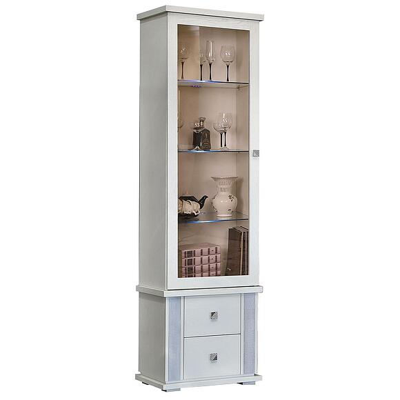 Шкаф с витриной «Тунис» П6.343.0.21-01 (П343.21Ш)