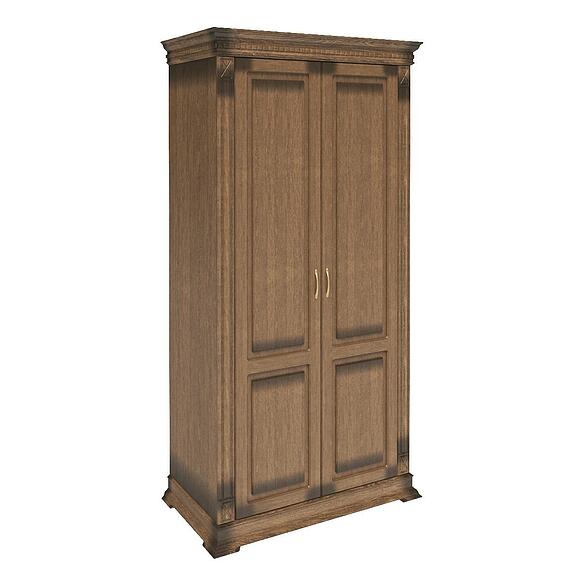 Шкаф для одежды 2д «Верди Классик» П1.0487.0.37, Основной материал: массив дуба, Цвет: Дуб рустикаль с патинированием (shkaf_verdi_lux_2-4_p487_37_dub_rustikal_patina5c7e096bef5c8-1.jpg) Шкаф для одежды 2д «Верди Классик» П1.0487.0.37