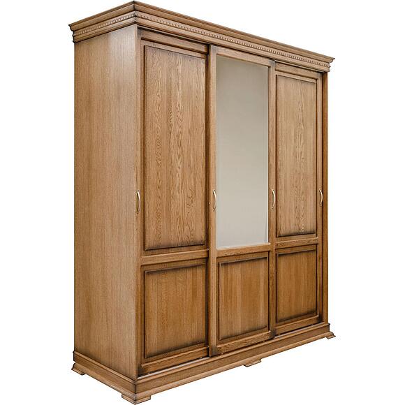 Шкаф-купе 3д «Верди Классик» П3.0487.1.38, Основной материал: массив дуба, Цвет: Дуб рустикаль с патинированием (shkaf_verdi_p434_61_dub_rustikal_patina5d5ce9134e5dc-2.jpg) Шкаф-купе 3д «Верди Классик» П3.0487.1.38