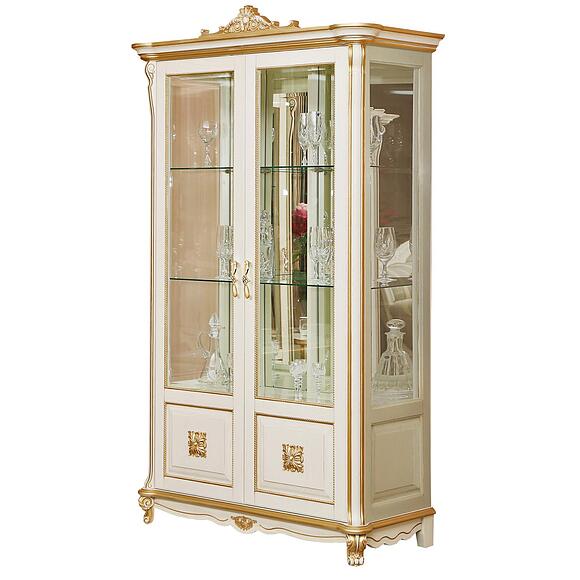 Шкаф с витриной «Алези Люкс» П1.349.0.19 (П350.19л)