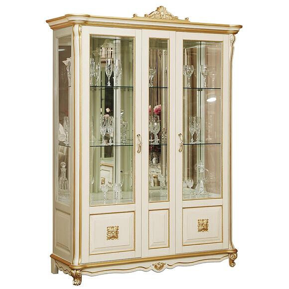 Шкаф-витрина 3д «Алези Люкс» П1.349.0.05 (П350.05л)