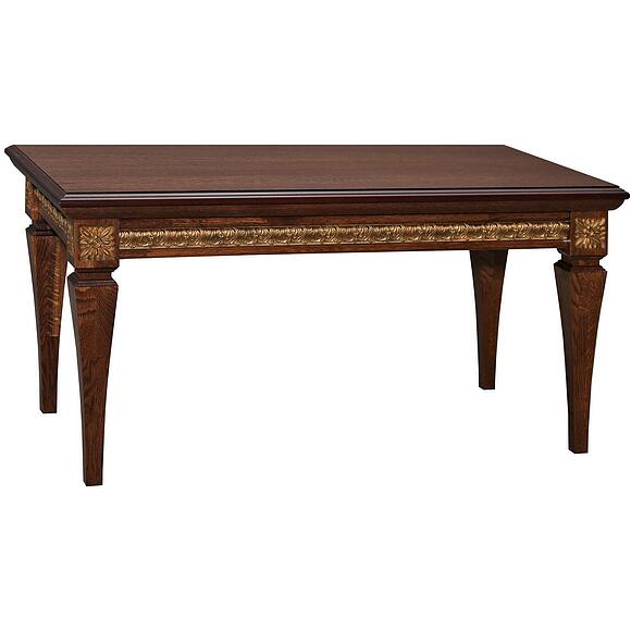 Стол журнальный «Милана 05» П4.265.0.01(299.05), Основной материал: МДФ+шпон, Цвет: Черешня с золочением (stol_jurn_milana_05_p299_05_chereshnya_zoloto.jpg) Стол журнальный «Милана 05» П4.265.0.01(299.05)