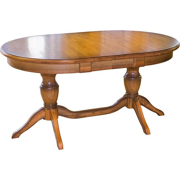 Стол обеденный «Верди» П4.487.4.13 (П106.06-01), Основной материал: массив дуба, Цвет: Дуб рустикаль с патинированием (stol_verdi_2rd_p106_06-01_dub_rustikal_patinir.jpg) Стол обеденный «Верди» П4.487.4.13 (П106.06-01)