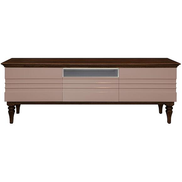 Тумба для ТВ «Ирис» П529.02, Цвет: Капучино глянец + венге (tumba_iris_p529_02_kapuchino_glyanec.jpg) Тумба для ТВ «Ирис» П529.02