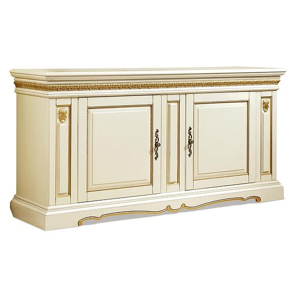 Тумба «Милана 2/1с» П4.265.0.21(265.21с), Цвет: Слоновая кость с золочением (tumba_milana_2-1_p265_21_slon_kost_zoloto.jpg) Тумба «Милана 2/1с» П4.265.0.21(265.21с)