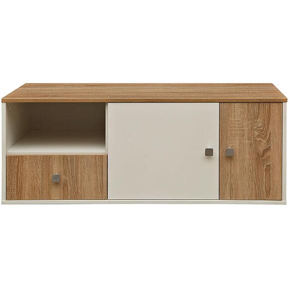 Тумба «Next» П033.022 (уценка), Основной материал: ЛДСП, Цвет: Белый+дуб Сонома (tumba_next_p033_022-1.jpg) Тумба «Next» П033.022 (уценка)