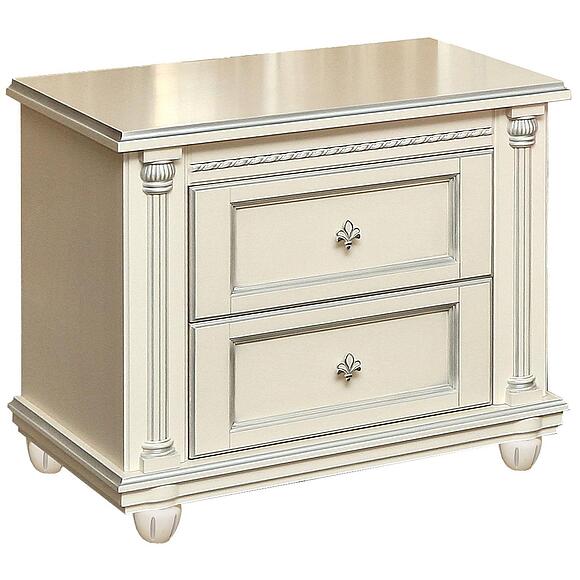 Тумба прикроватная «Валенсия Классик» П3.0589.1.12, Цвет: Античная темпера с серебром (tumba_prikrovatnaya_valensiya_p254_20_antich_tempera_serebro-2.jpg) Тумба прикроватная «Валенсия Классик» П3.0589.1.12