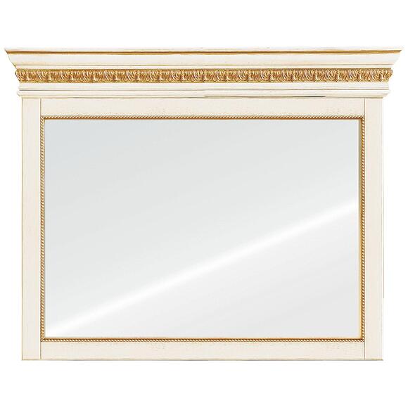 Зеркало настенное «Милана 9» П4.265.0.09(265.09), Цвет: Слоновая кость с золочением (zerkalo_milana_9_p265_09_slon_kost_zoloto.jpg) Зеркало настенное «Милана 9» П4.265.0.09(265.09)