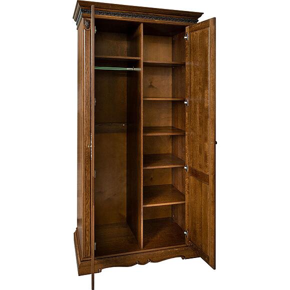 Шкаф «Милана 10» П4.265.1.10(294.10), Основной материал: массив дуба, Цвет: Черешня