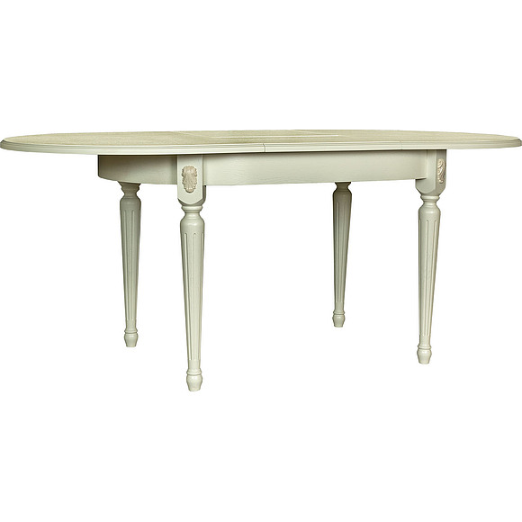 Стол «Милана 10» П4.265.0.24(313.02), Основной материал: массив дуба, Цвет: Слоновая кость