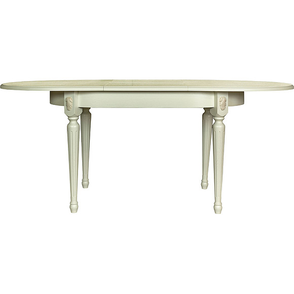 Стол «Милана 10» П4.265.0.24(313.02), Основной материал: массив дуба, Цвет: Слоновая кость