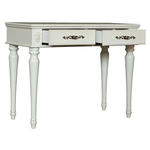 Стол «Милана 22Тс» П4.265.1.22(294.22с), Основной материал: массив дуба, Цвет: Слоновая кость