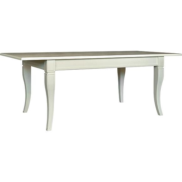 Стол обеденный «Кинг» П4.193.4.03 (П613.03), Основной материал: массив дуба, Цвет: Слоновая кость