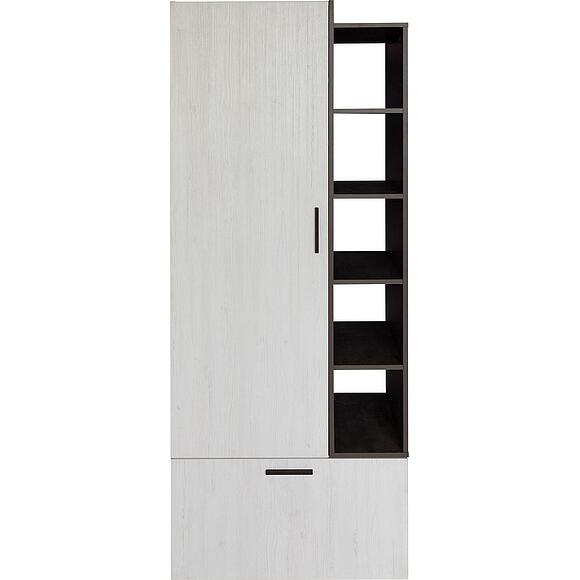 Шкаф комбинированный «Луна» П7.049.1.11, Основной материал: ЛДСП, Цвет: сосна рандерс + оникс